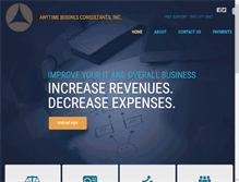 Tablet Screenshot of anytime-business.com